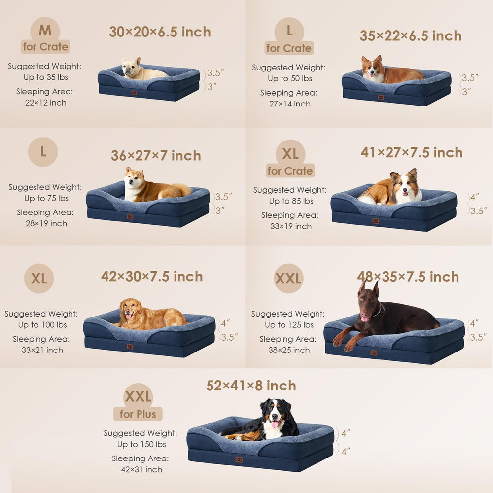 Dimensiones variadas EHEYCIGA para perros de todos los tamaños.