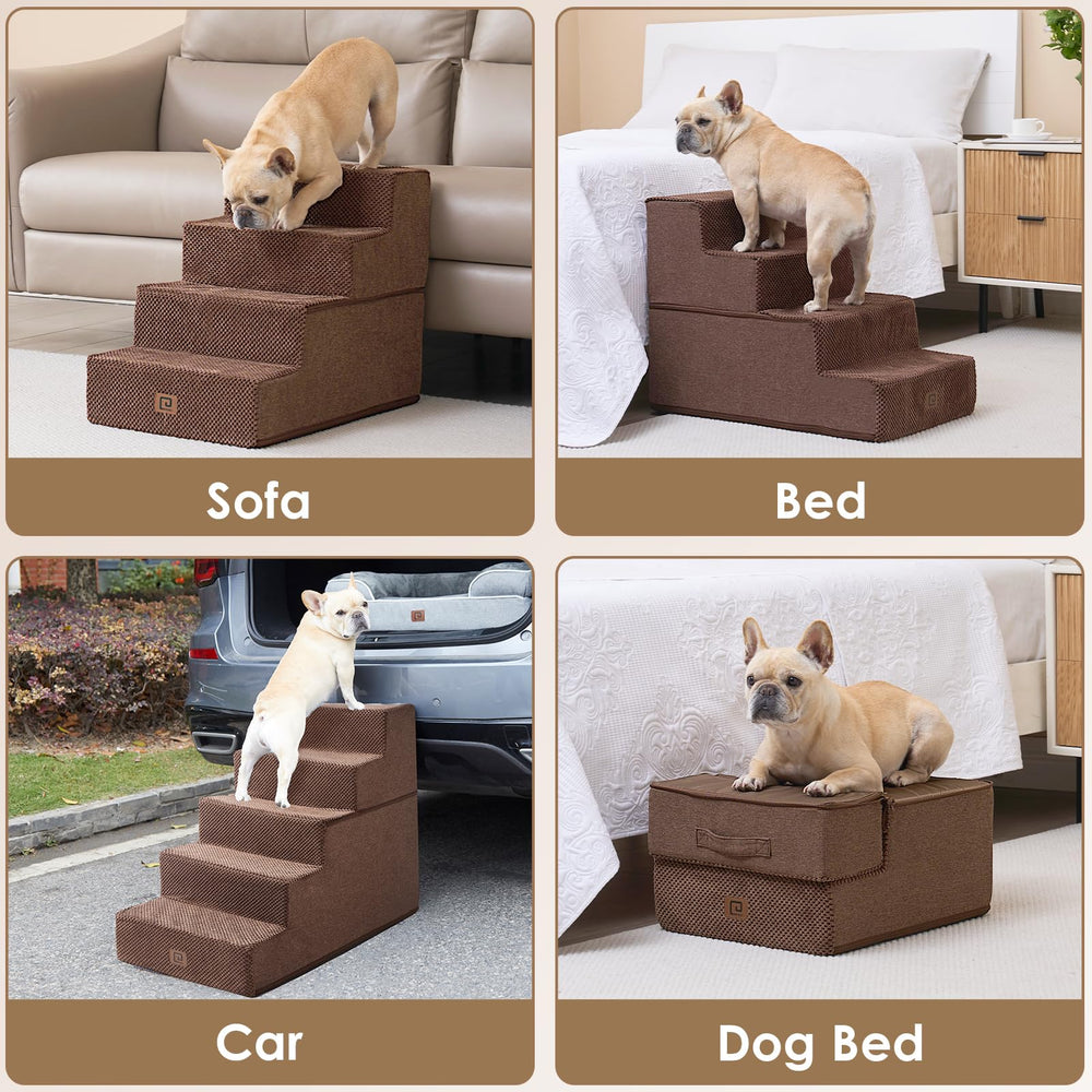EHEYCIGA escala plegable para cama, opción de dormir con mascota