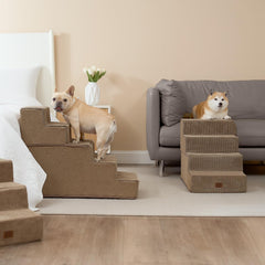 Escalera antideslizante EHEYCIGA para camas altas de perros.