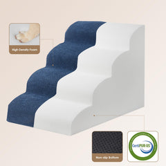EHEYCIGA escalera antideslizante para interiores, ideal para mascotas en camas o sofás.