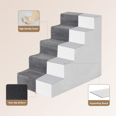 EHEYCIGA escalera antideslizante para interiores, seguridad para mascotas.