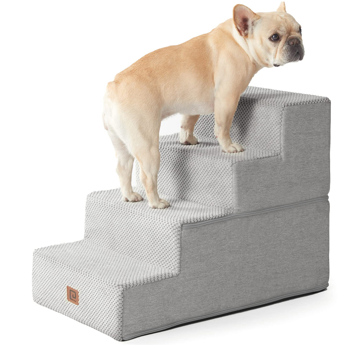 Escalera EHEYCIGA de 4 peldaños para cama alta, estable y cómoda.