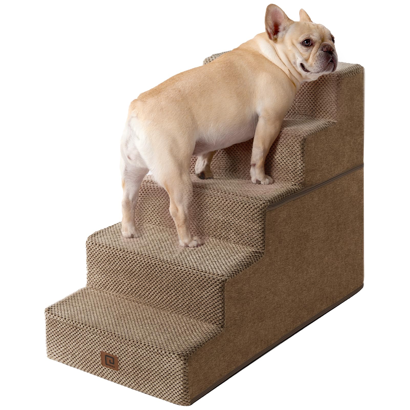 EHEYCIGA escaleras para perros junto a cama alta, subida segura
