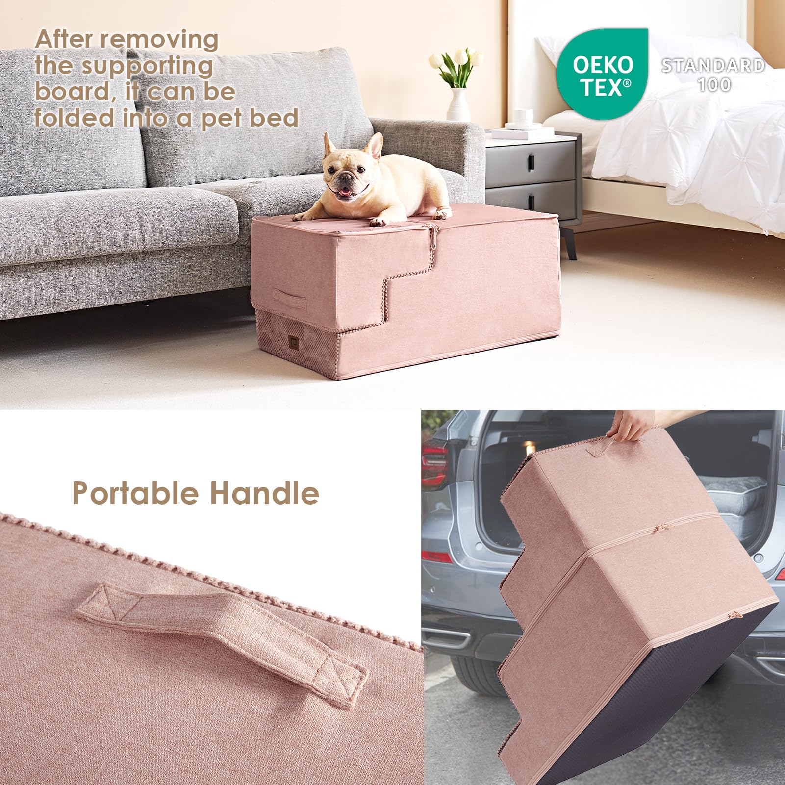 Espuma de alta densidad y base ecológica de EHEYCIGA brindan soporte estable.