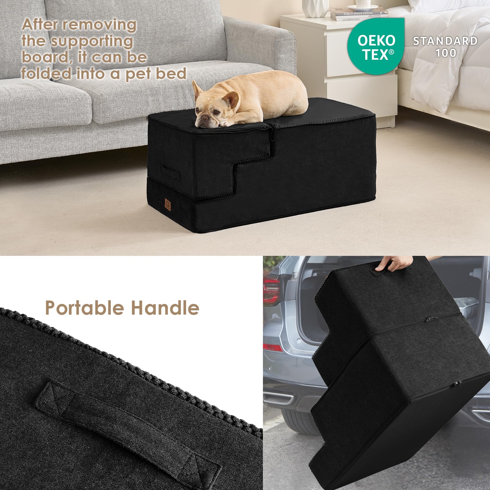 EHEYCIGA funda lavable para escalera de perros, limpieza sencilla