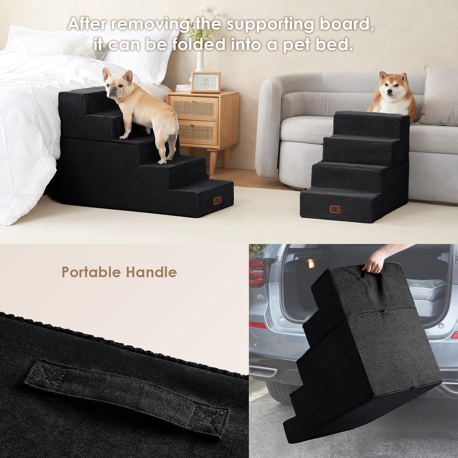 Funda lavable EHEYCIGA de la escalera, limpieza fácil.