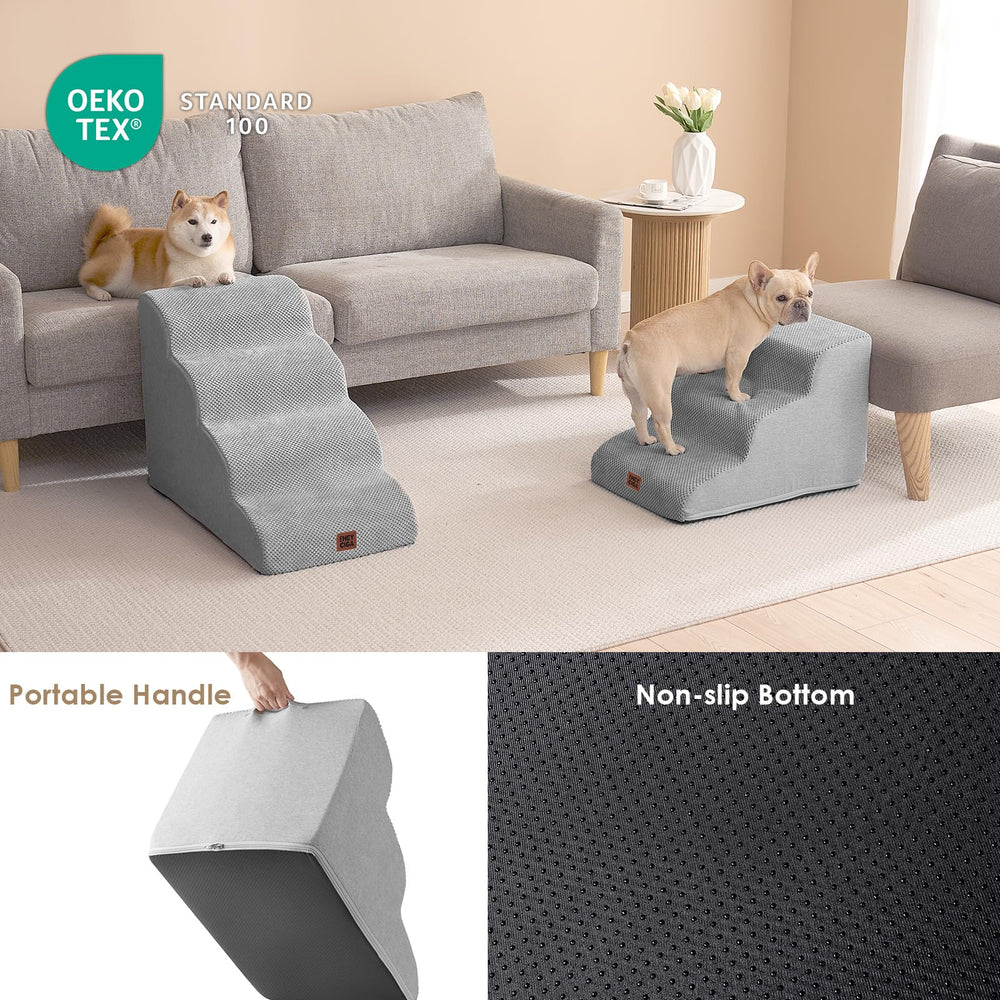 EHEYCIGA escalera para perros, diseño de 3 pasos