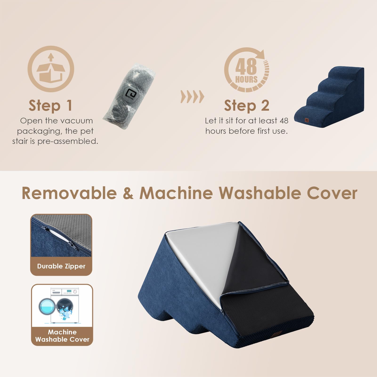 EHEYCIGA diseño ergonómico y borde estable para comodidad.