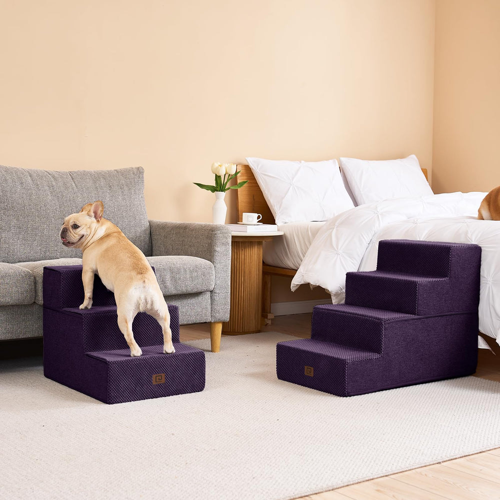 Escalera dos en uno EHEYCIGA para cama y mascota