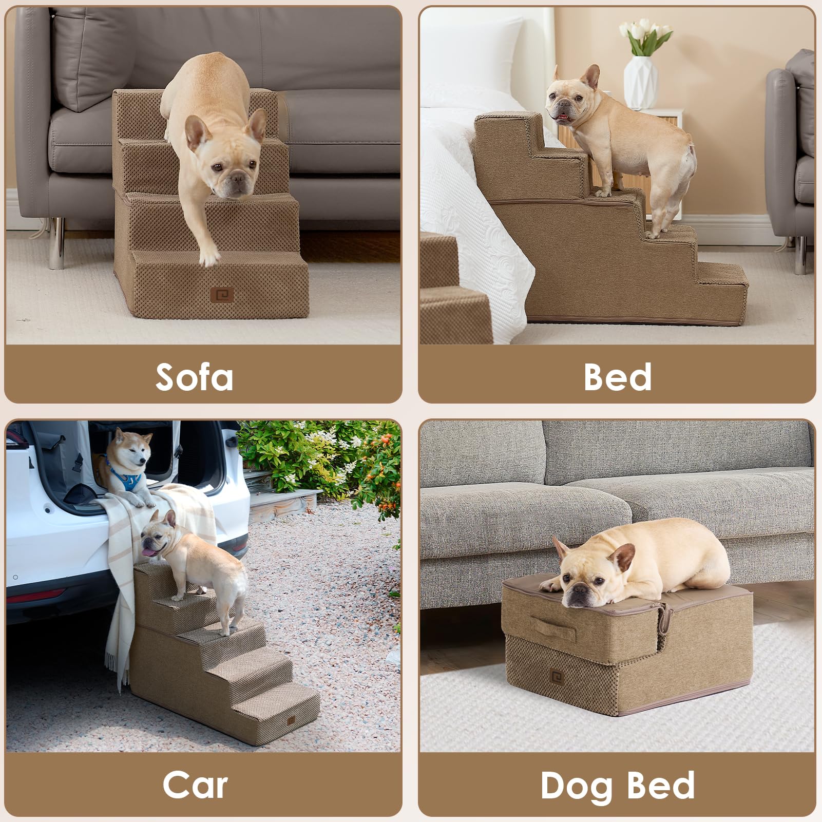 Apto para gatos y perros pequeños con acceso cómodo mediante EHEYCIGA