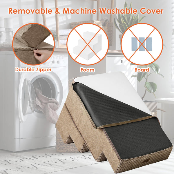 Apto para gatos y perros pequeños con escalera EHEYCIGA.