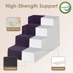 Escaleras plegables para cama de EHEYCIGA, almacenamiento sencillo
