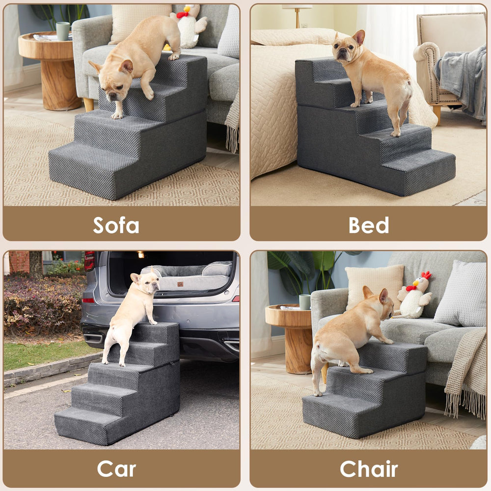 EHEYCIGA uso en interiores, escalera para perros en dormitorio.