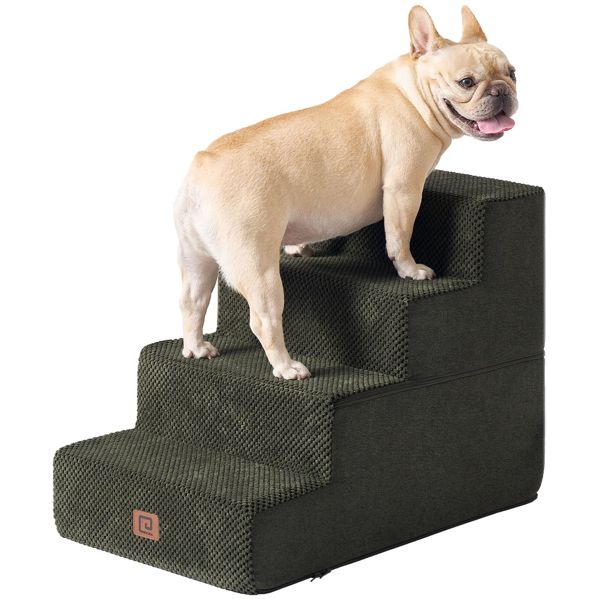 EHEYCIGA escaleras de 4 pasos para perros, junto a la cama, subir con facilidad