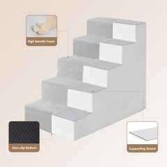 EHEYCIGA escalones con funda lavable para fácil limpieza