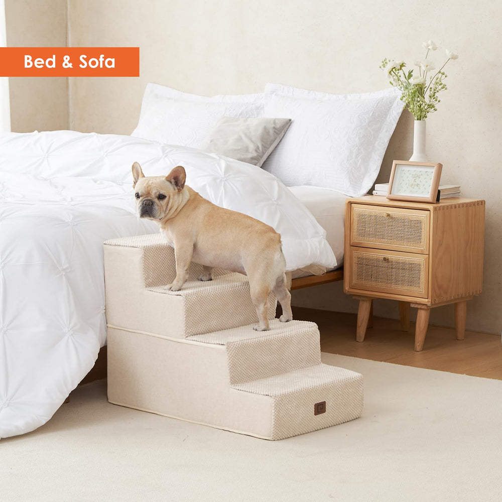 EHEYCIGA escalones plegables, diseño convertible en cama para mascota.