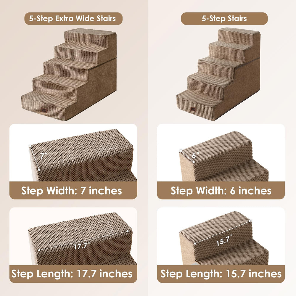 Escalones para perros en sofá antideslizantes y estables