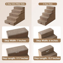 Escalones para perros en sofá antideslizantes y estables