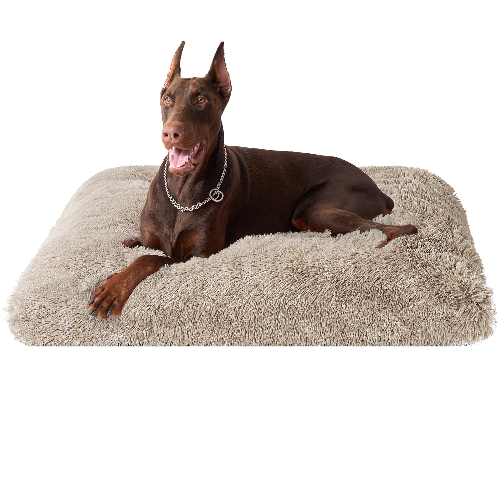 EHEYCIGA Fluffy XXL: cama suave tipo peluche para mayor confort del perro