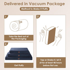 EHEYCIGA: funda desmontable lavable para cama de perro, fácil de limpiar.