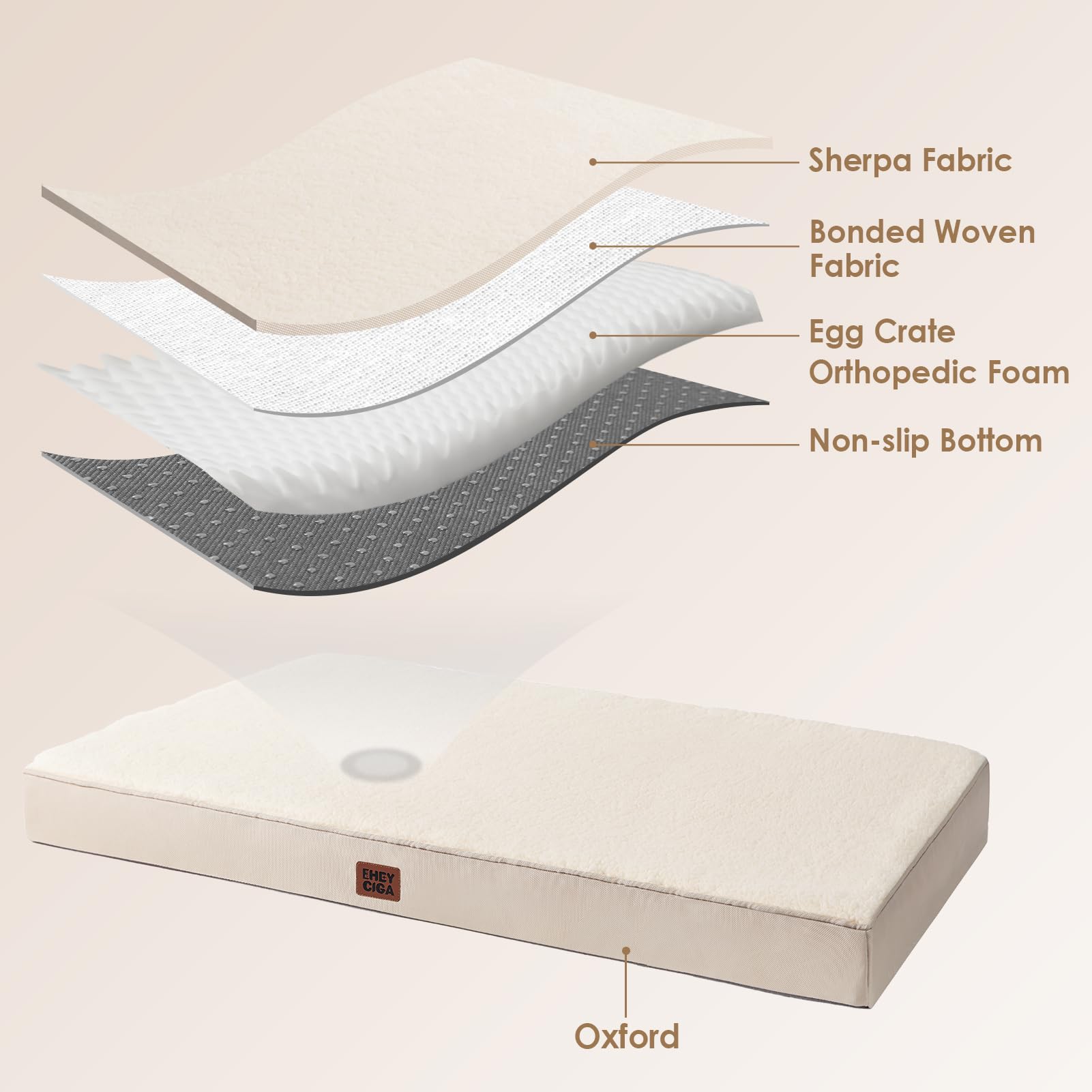 Funda desmontable y lavable para higiene rápida de la cama.