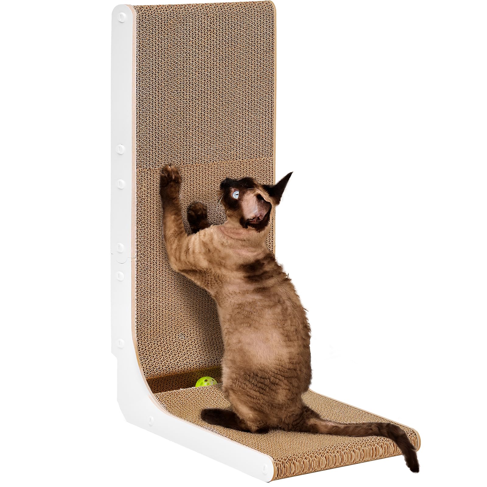 Rascador EHEYCIGA en forma L para gatos protege muebles