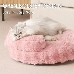 Textura de felpa faux rabbit fur en cama EHEYCIGA.