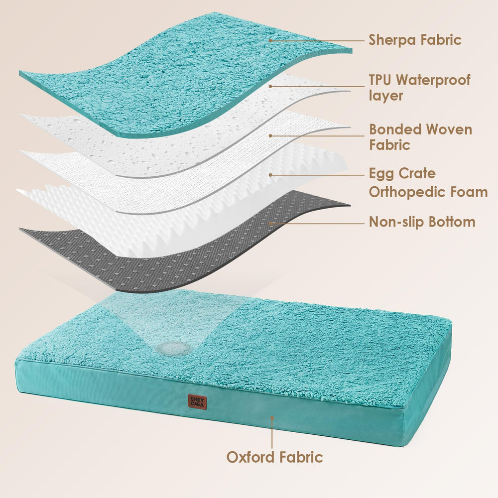 Superficie Sherpa suave de EHEYCIGA para sueño acogedor.
