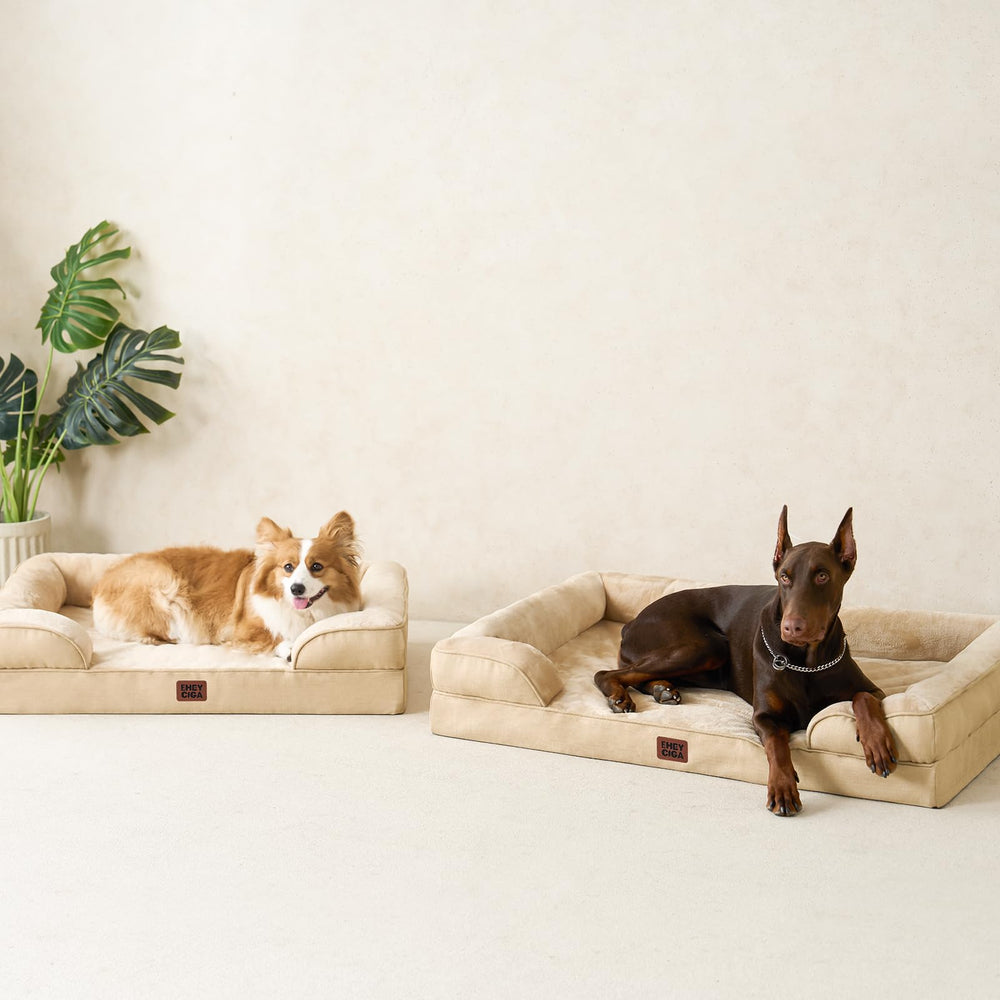 La cama EHEYCIGA está disponible en varias tallas para perros.