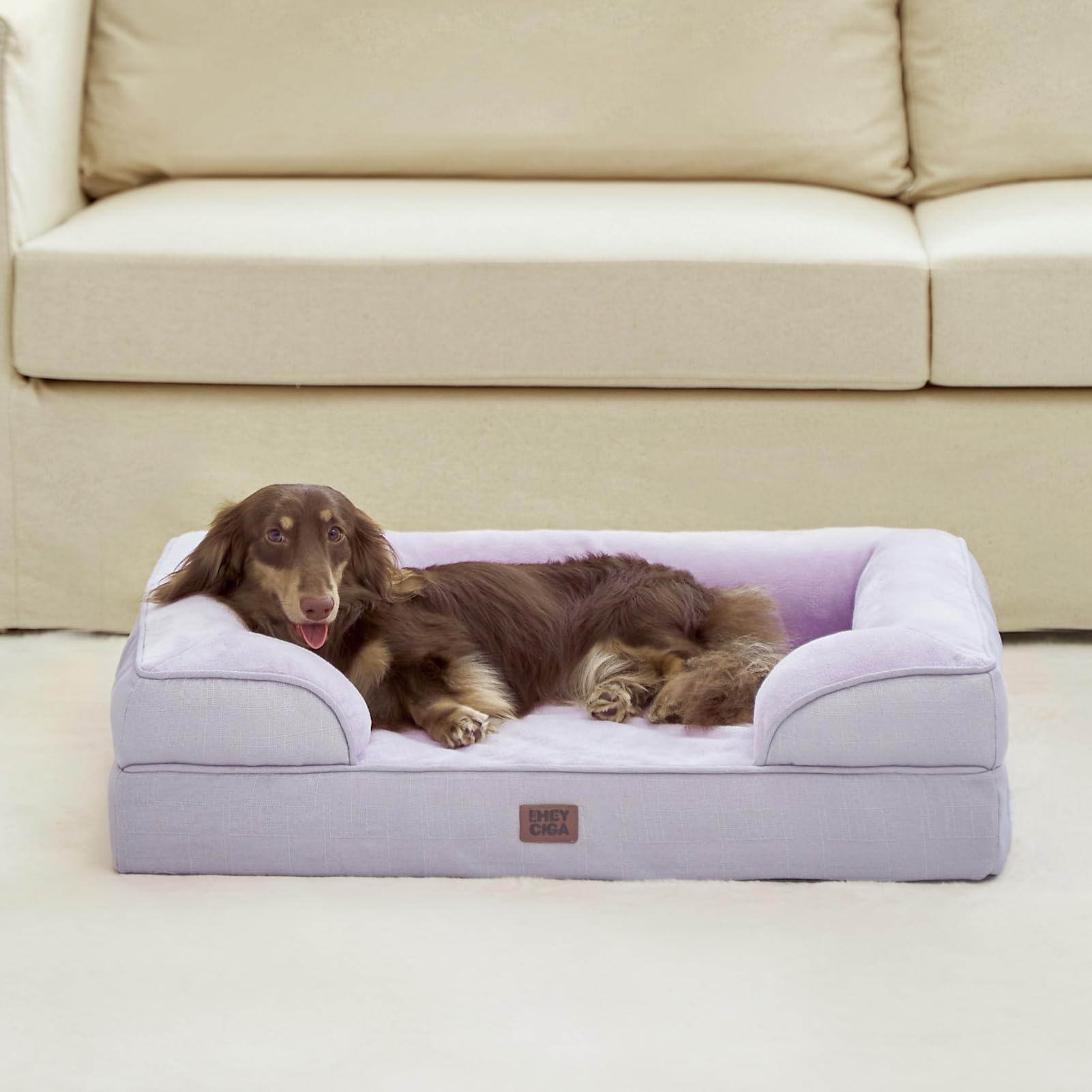 Tamaño adecuado para perros medianos y grandes con diseño acolchado de EHEYCIGA.