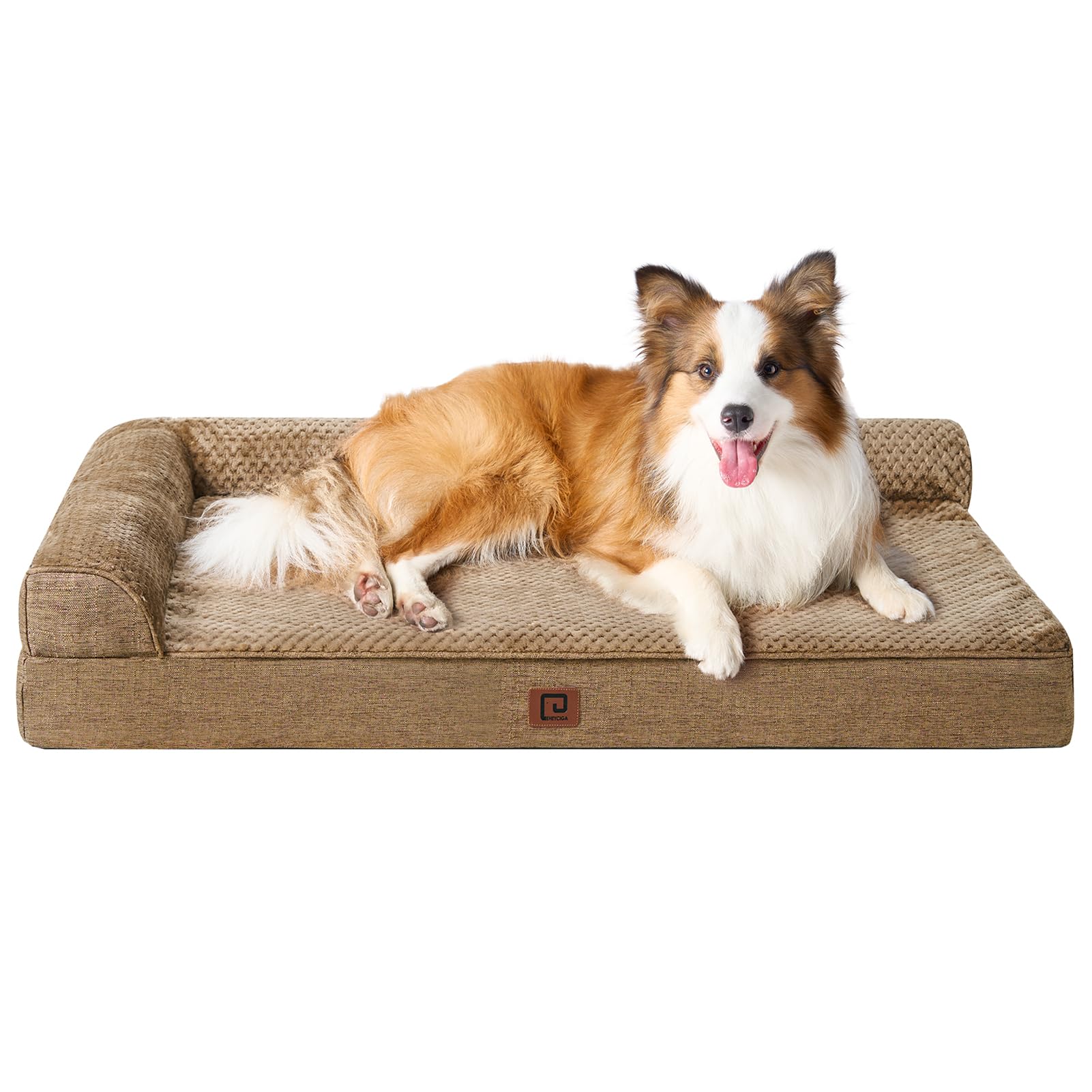 Cama EHEYCIGA XL para perro con espuma memoria y comodidad diaria