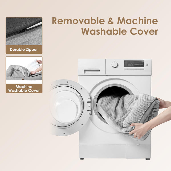 Funda lavable de la cama EHEYCIGA con cremallera para limpieza fácil.