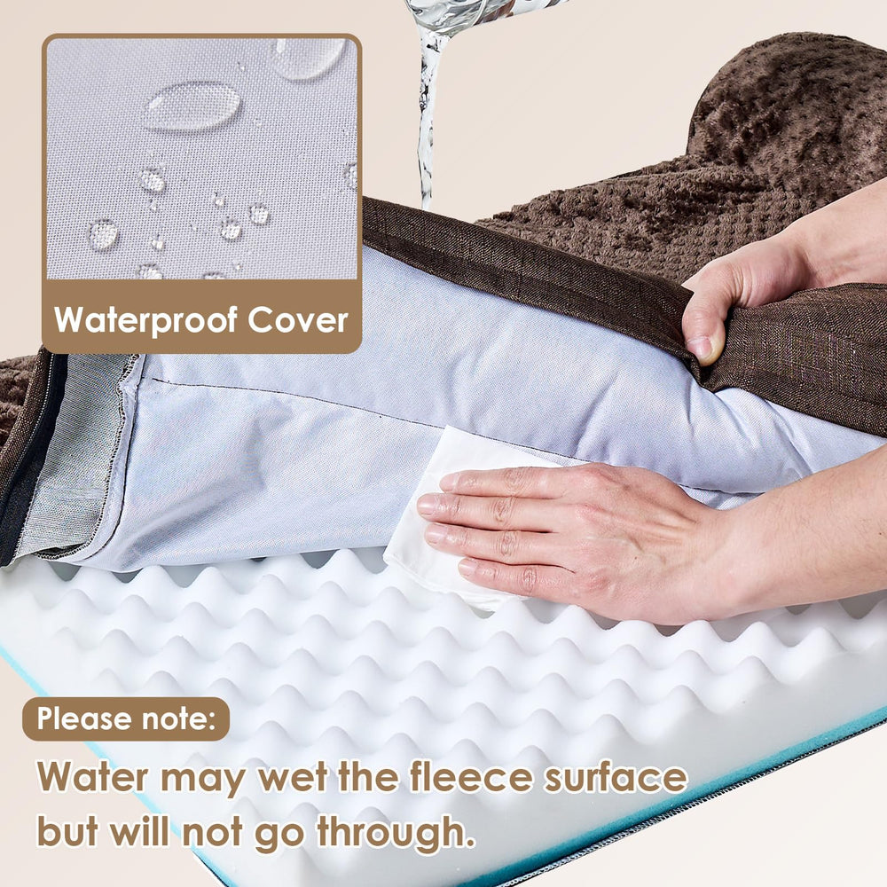 Funda impermeable de la cama EHEYCIGA XXL protege la base.