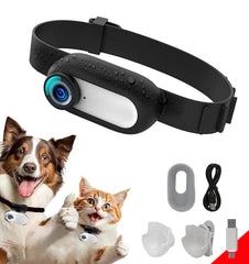 ehomful collar camara gato full hd para grabar aventuras de tu mascota