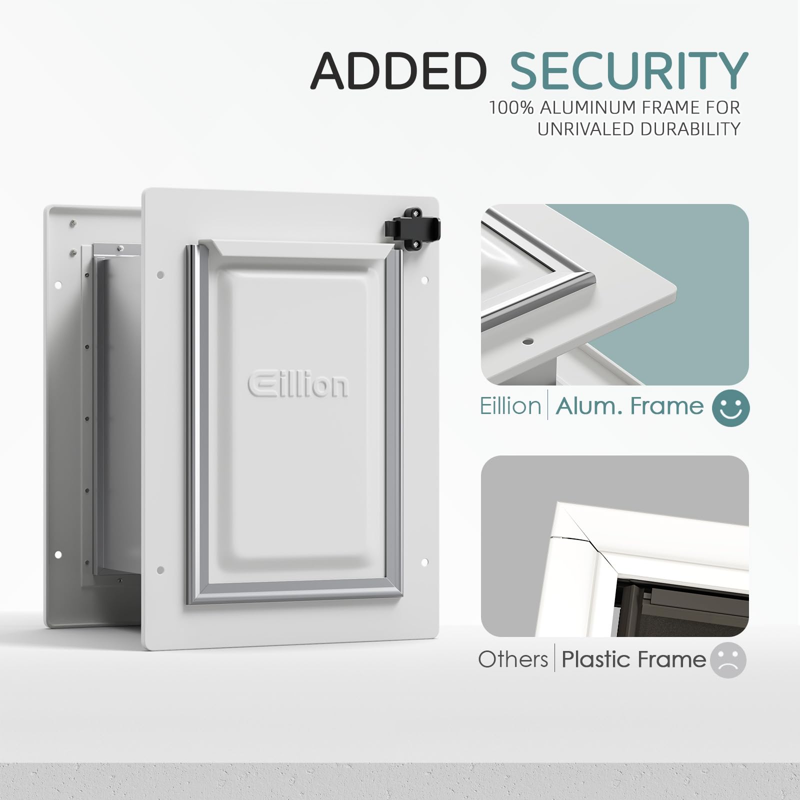 Puerta Gato Eillion - Tunel Extensible para Pared facilita la instalación.