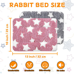 Cama Eilyliafe para cobayas suave, 13x10, perfecta para siestas tranquilas.