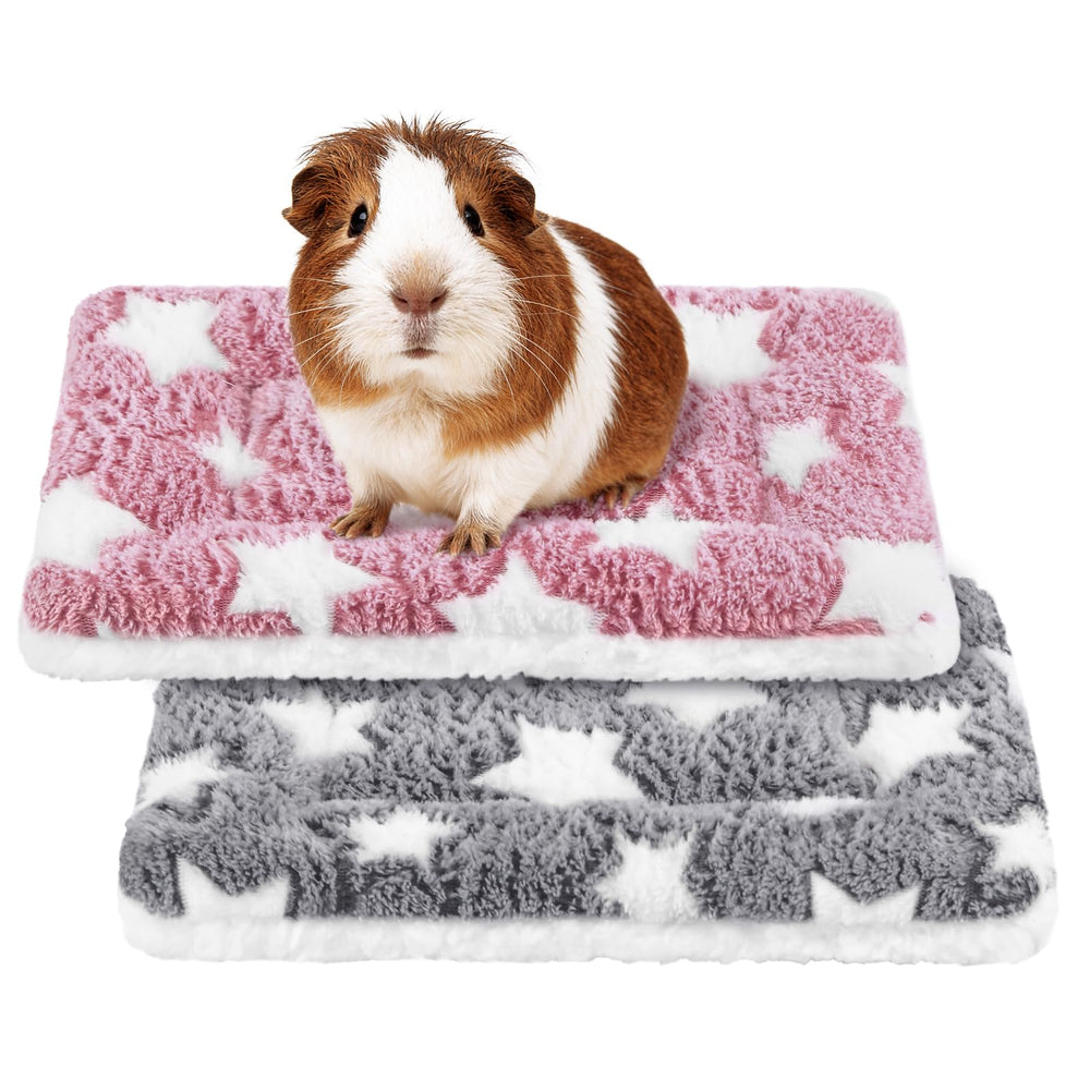 Cama suave Eilyliafe para conejo, dos unidades, ideal para descanso cálido en jaula.