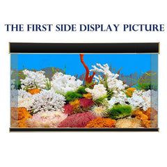 ELEBOX fondo acuario lago-2: ideal para realzar peces y plantas con brillo