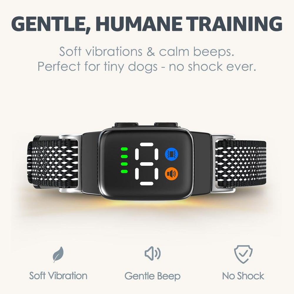 ELECANE Teacup Collar, ajuste de sensibilidad para hogares con perros pequeños.