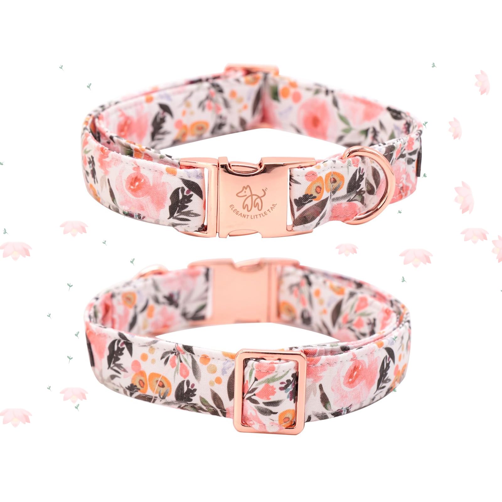 Elegant little tail collar ajustable para perros medianos, comodidad diaria