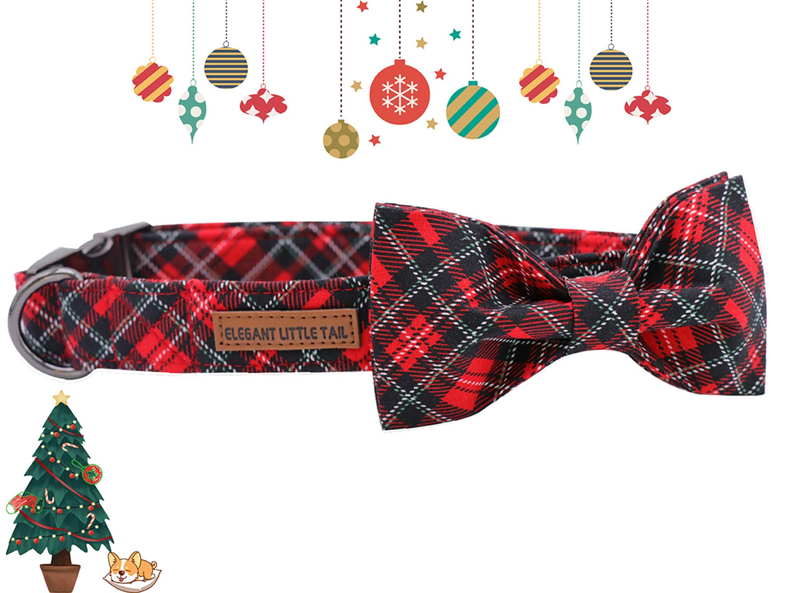 Elegant little tail collar algodón duradero: collar suave y resistente para uso diario