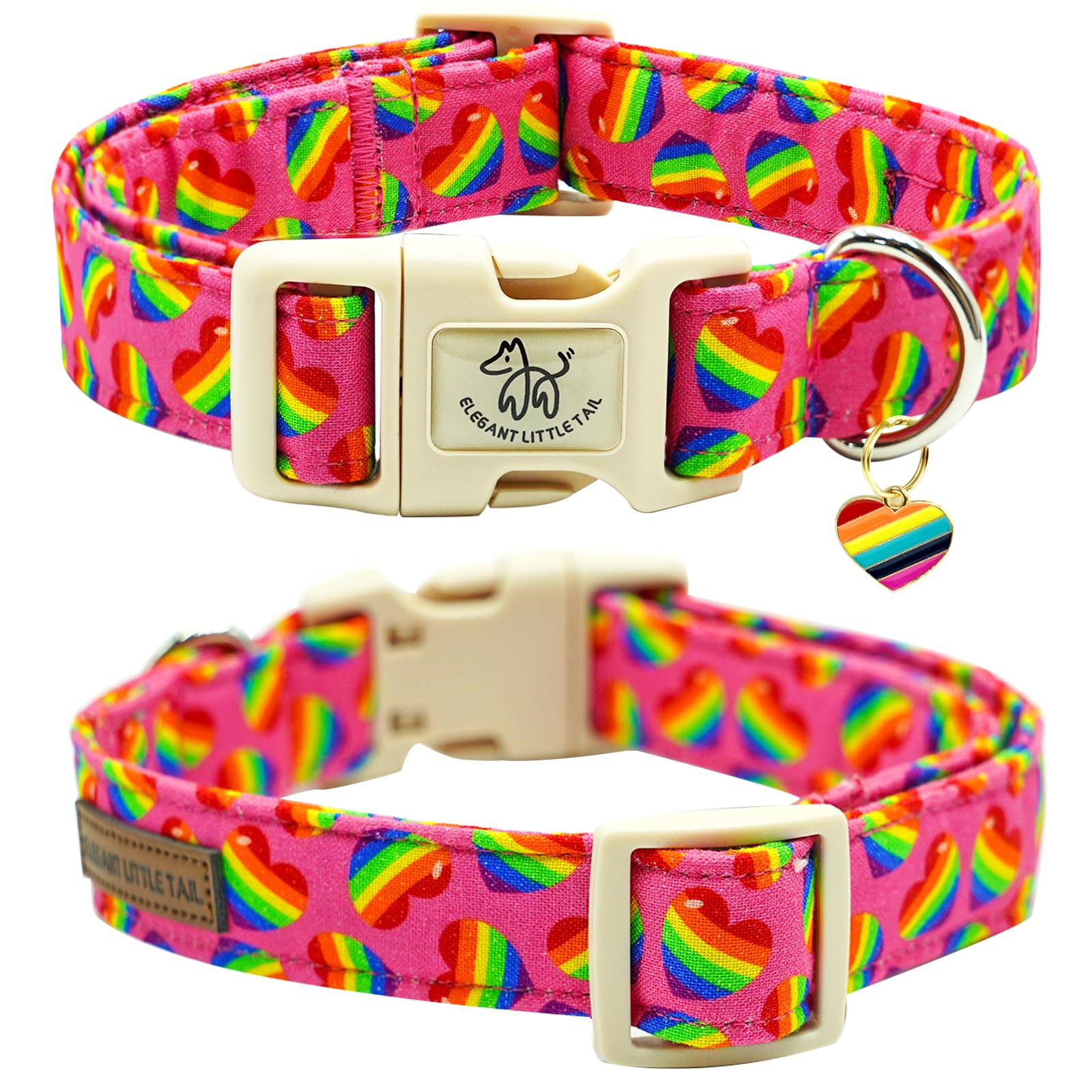 Collar Elegant little tail con cierre seguro para salidas tranquilas.