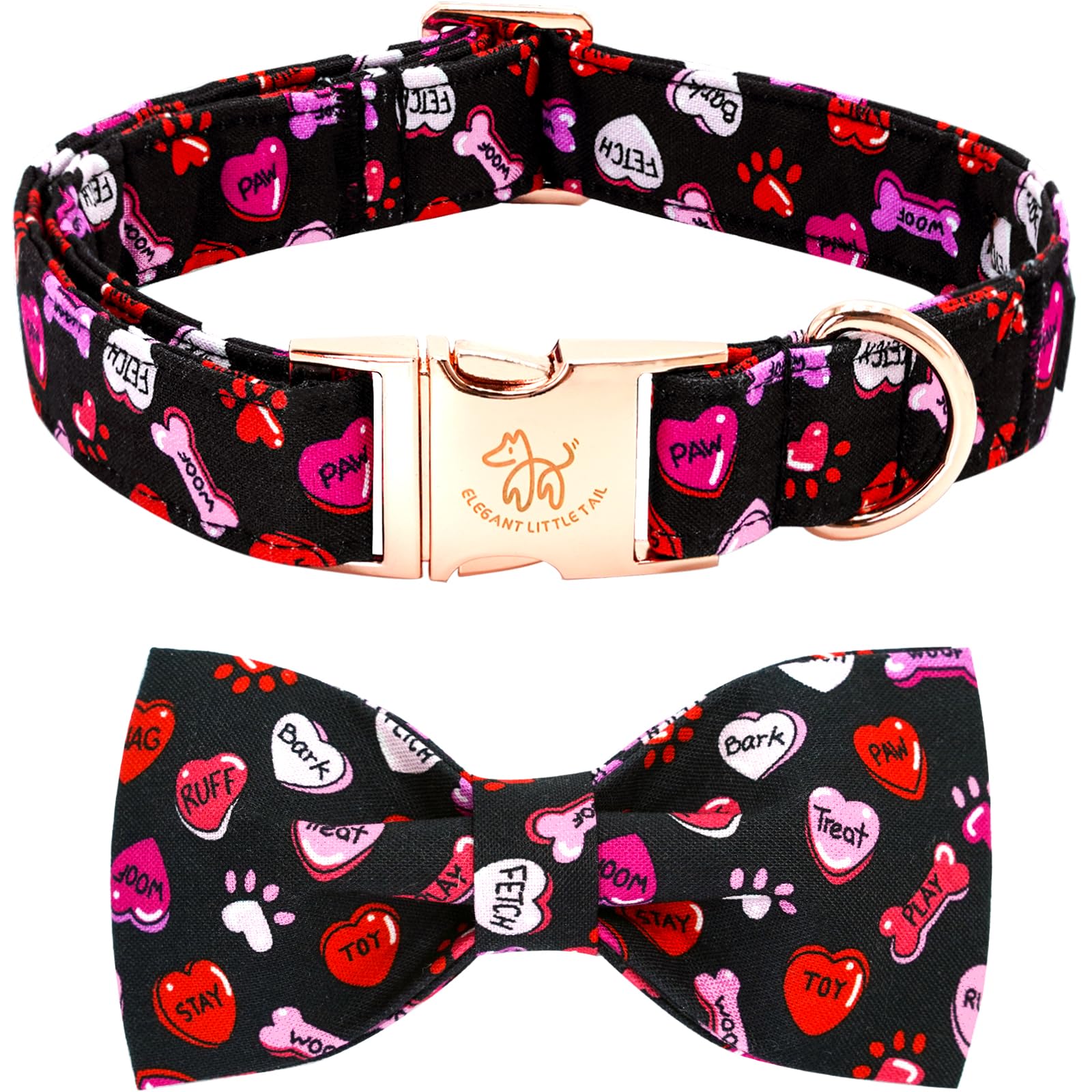 Collar Elegant little tail con diseño de corazón, ideal para paseos con estilo.