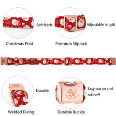 Elegant Little Tail collar de diseño único para perros, perfecto para fiestas invernales.