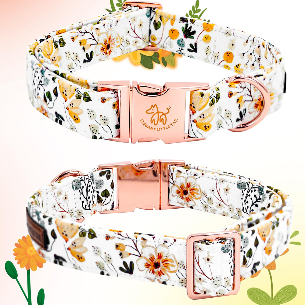 Collar Elegant Little Tail con pespunte doble para mayor durabilidad durante paseos.