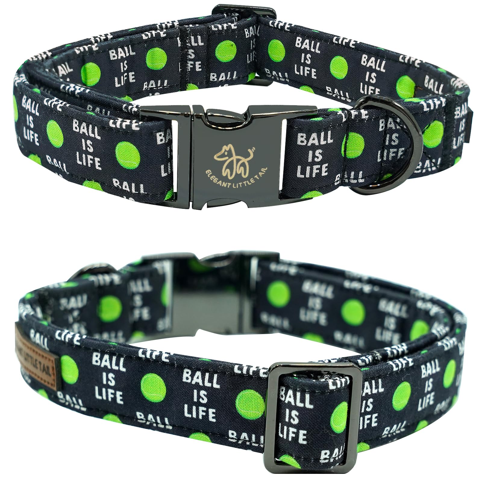 Collar Elegant Little Tail con estampado colorido verano, perfecto para paseos soleados.
