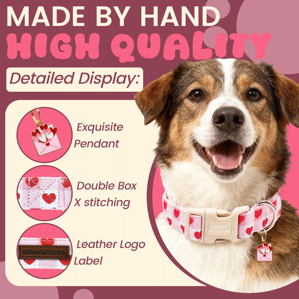 Collar Elegant little tail, medida 16-24 pulgadas, ajuste seguro para perros grandes.