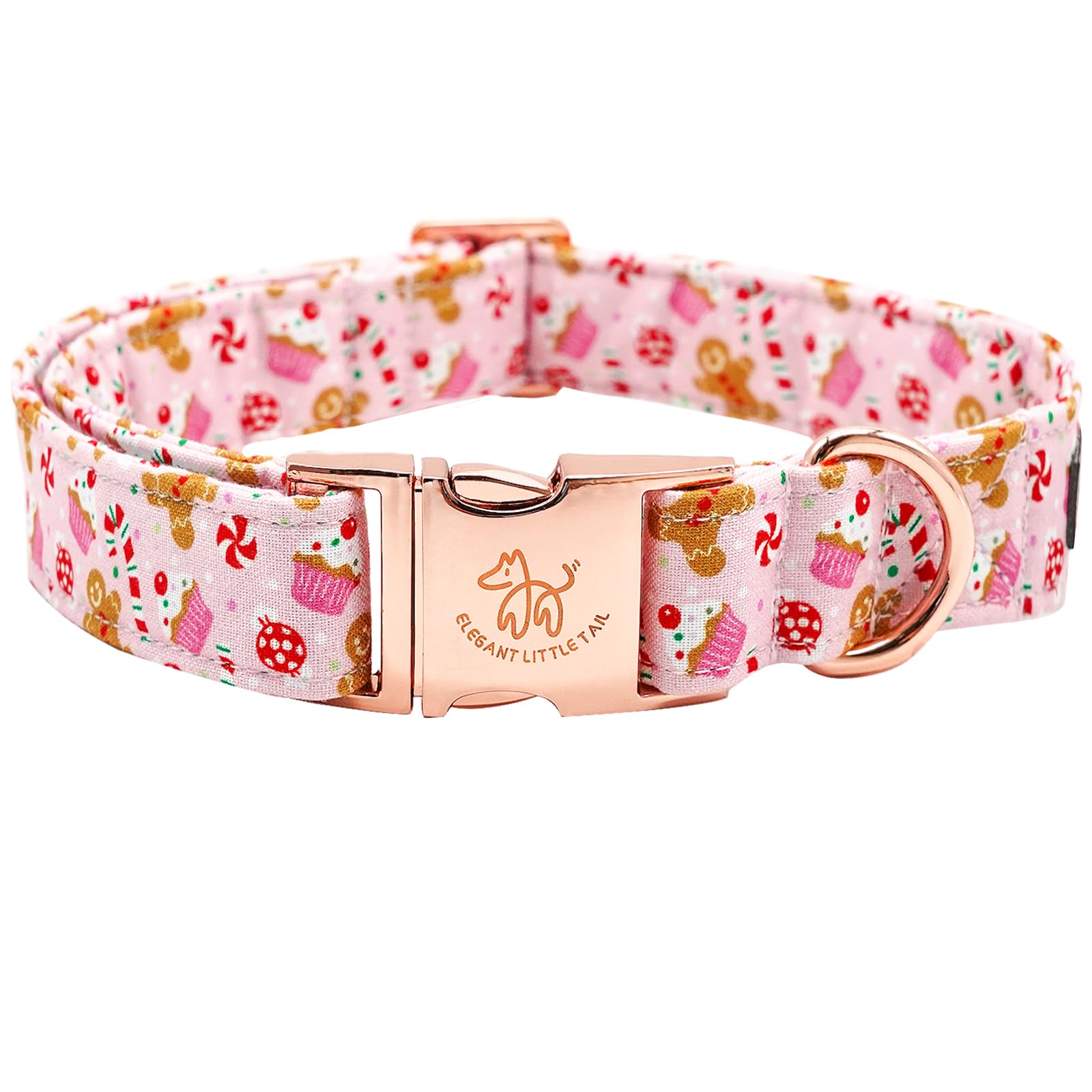 collar Elegant little tail con impresión hombre jengibre, ideal para paseos festivos