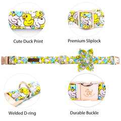 Elegant Little Tail collar pato flor, ajuste para cuellos de 13 a 22 pulgadas.