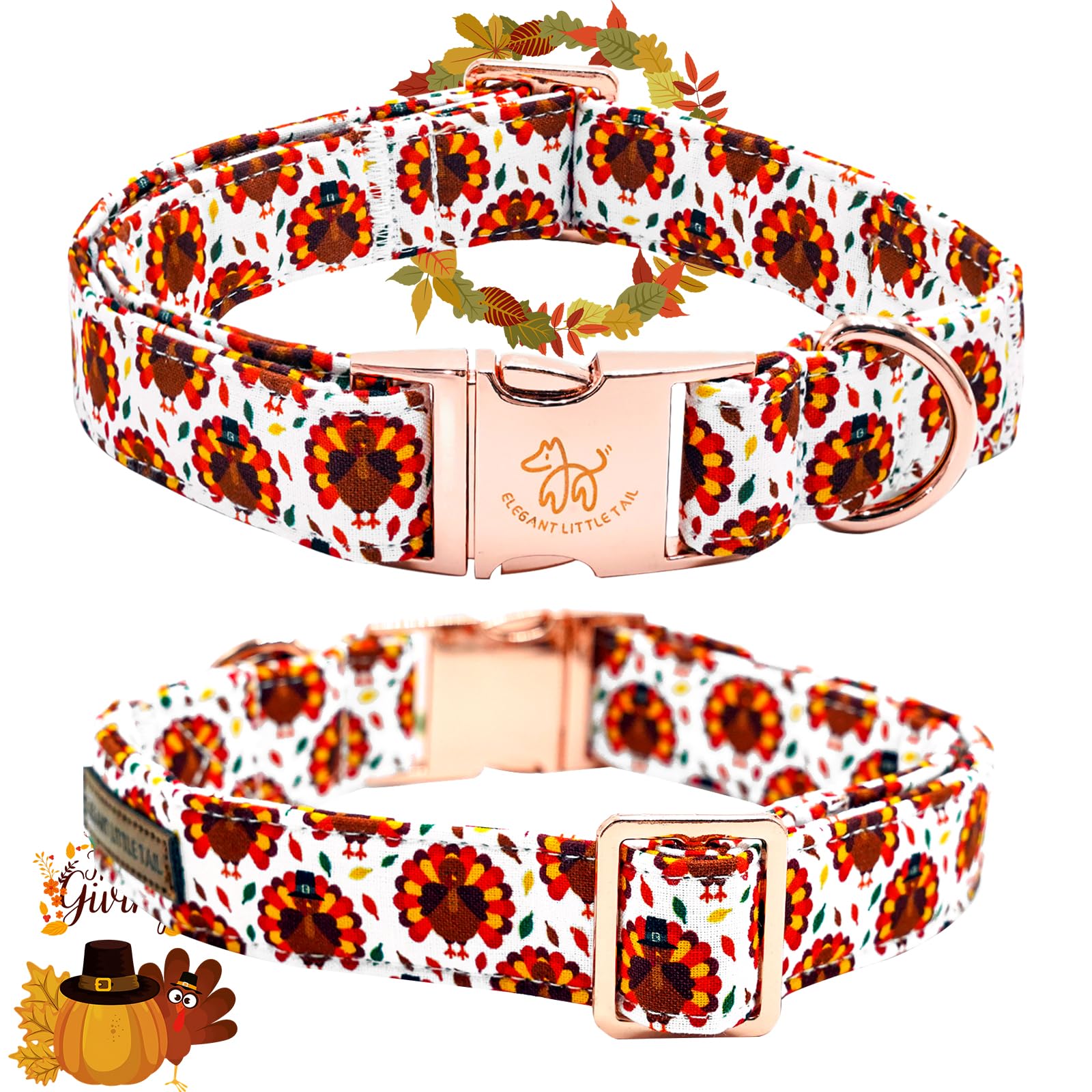 Collar Elegant little tail con diseño veraniego, suave y cómodo para paseos